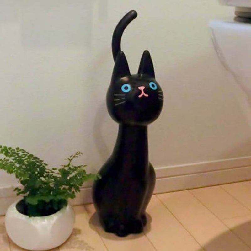 Meiho ME02 Cat Toilet Brush Black - Image 4